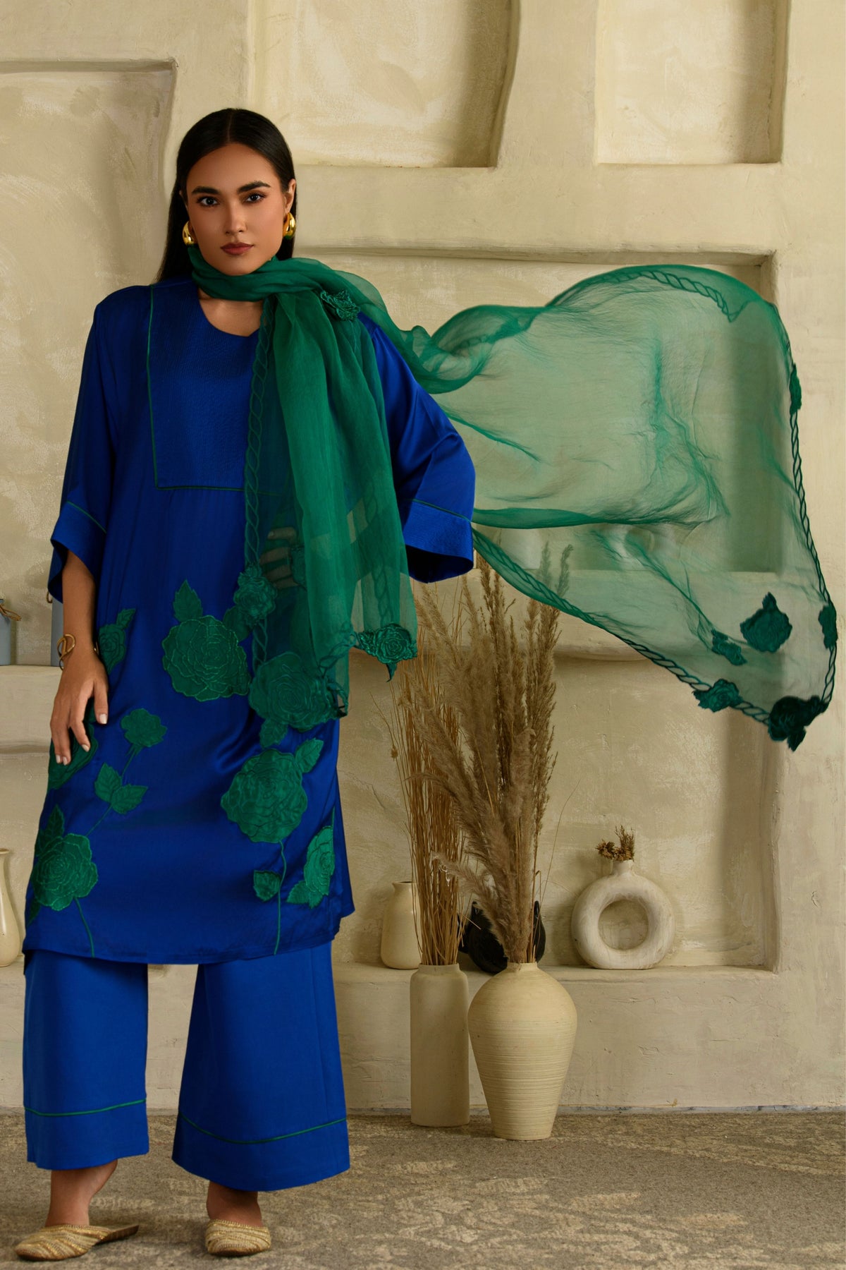 Gulabo Royal Blue Kurta &amp; Pants