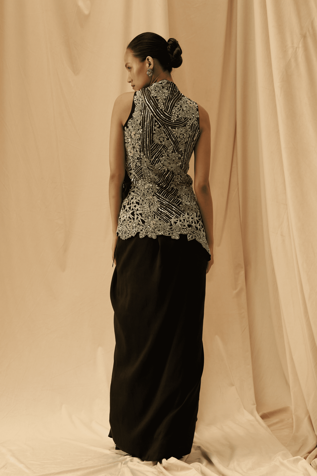 Aquatic Black Wave Co-ord Set
