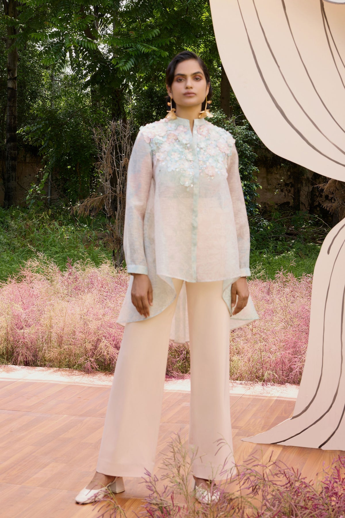 Maxim Embellished High-low Tunic