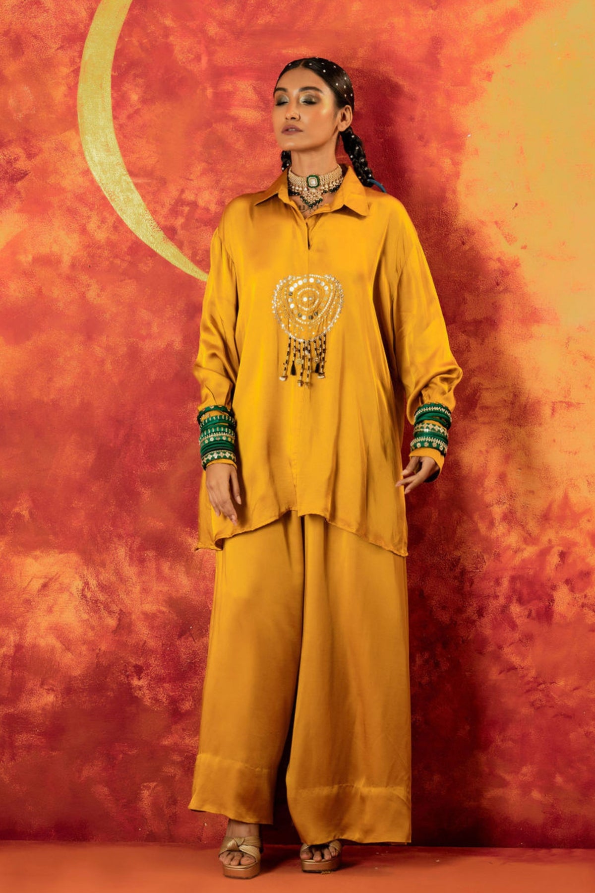 Mahi Mustard Co-ord Set