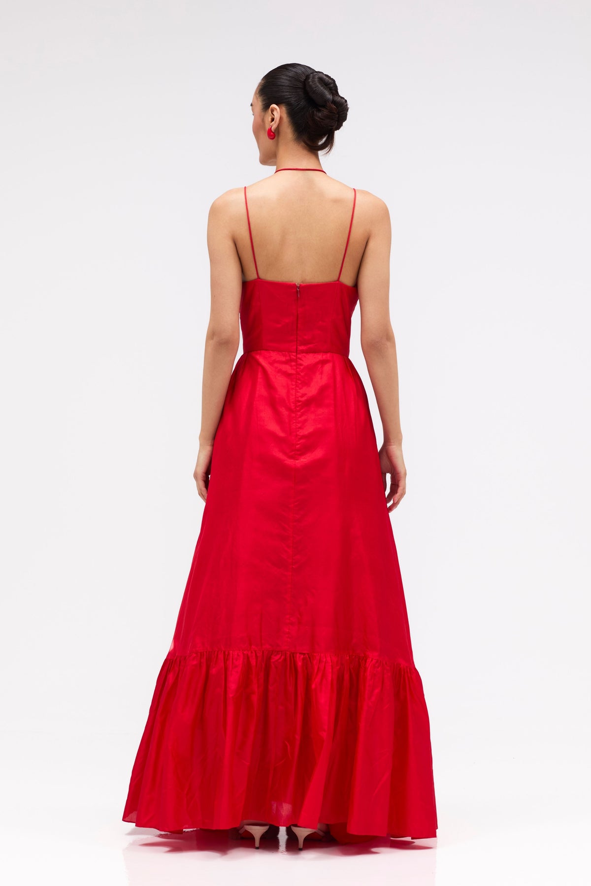 Thalia Red Rose Gown