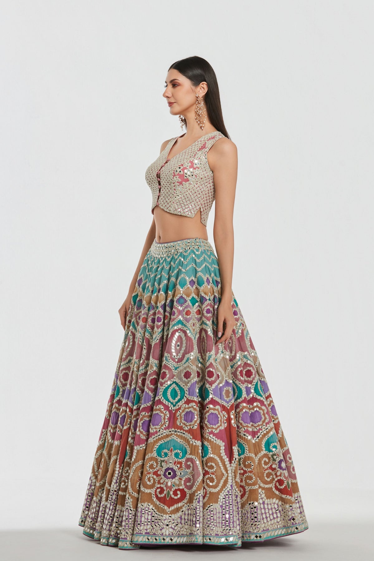 Gulshan Multicolor Lehenga Set