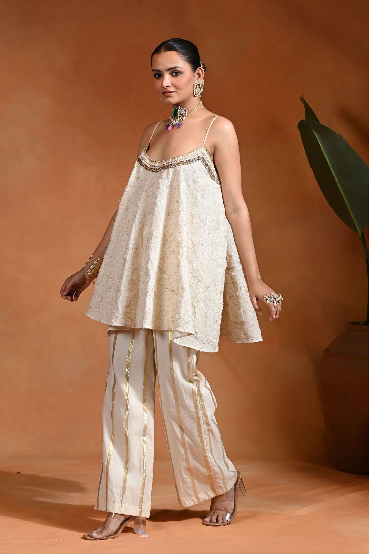 Antique Ivory Gold Set
