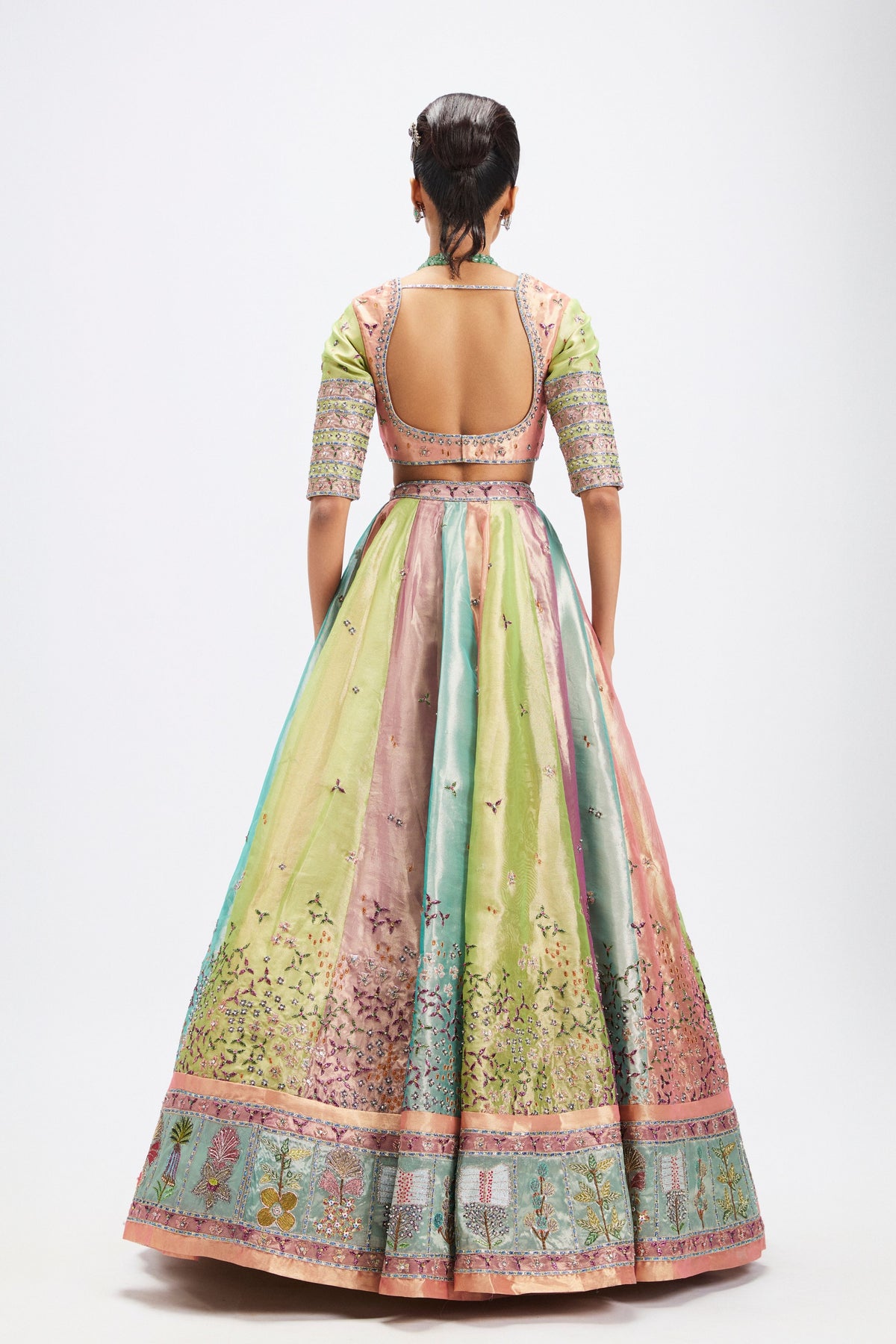 Camelia Tissue Lehenga Set
