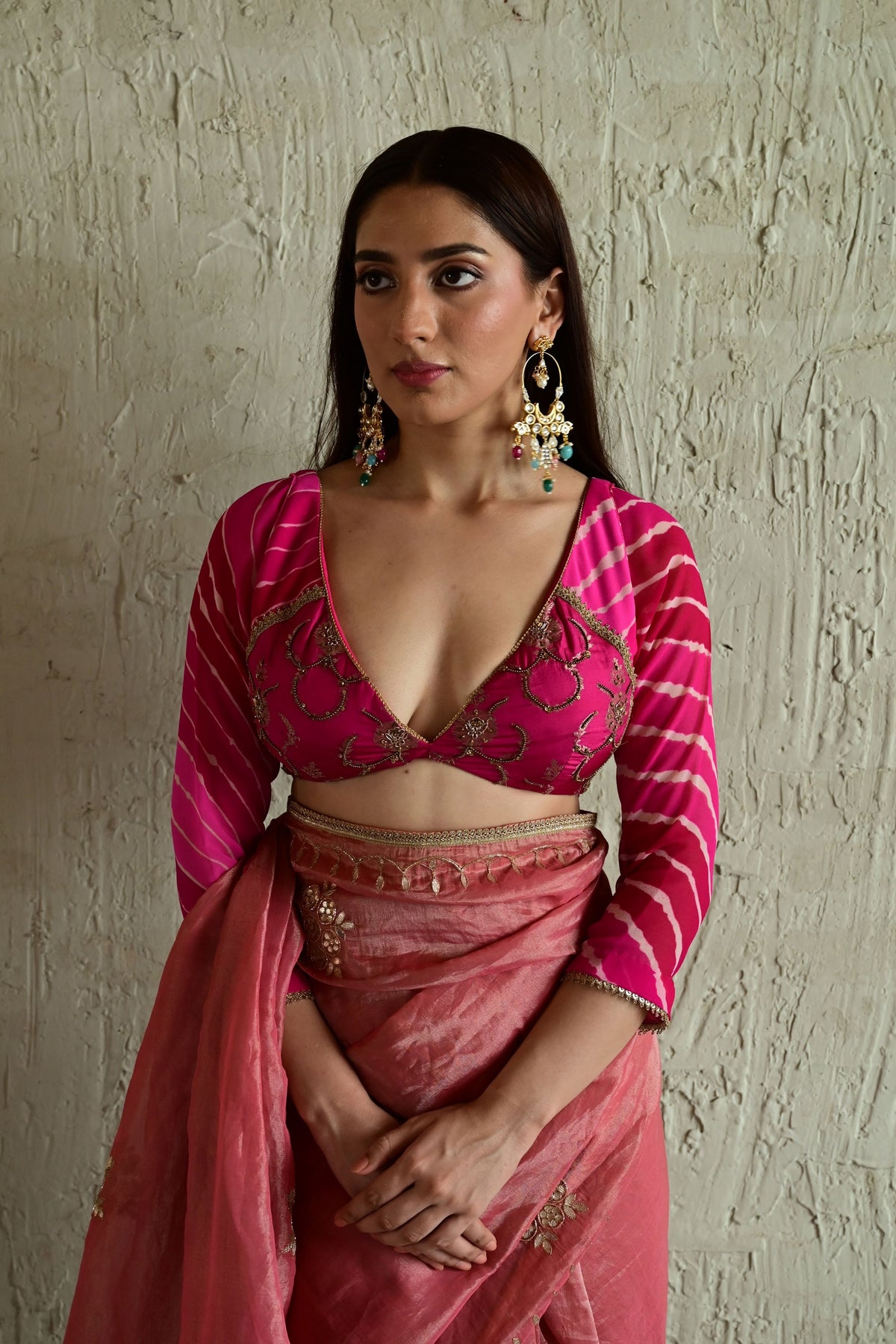 Blush Pink Madhuri Choli