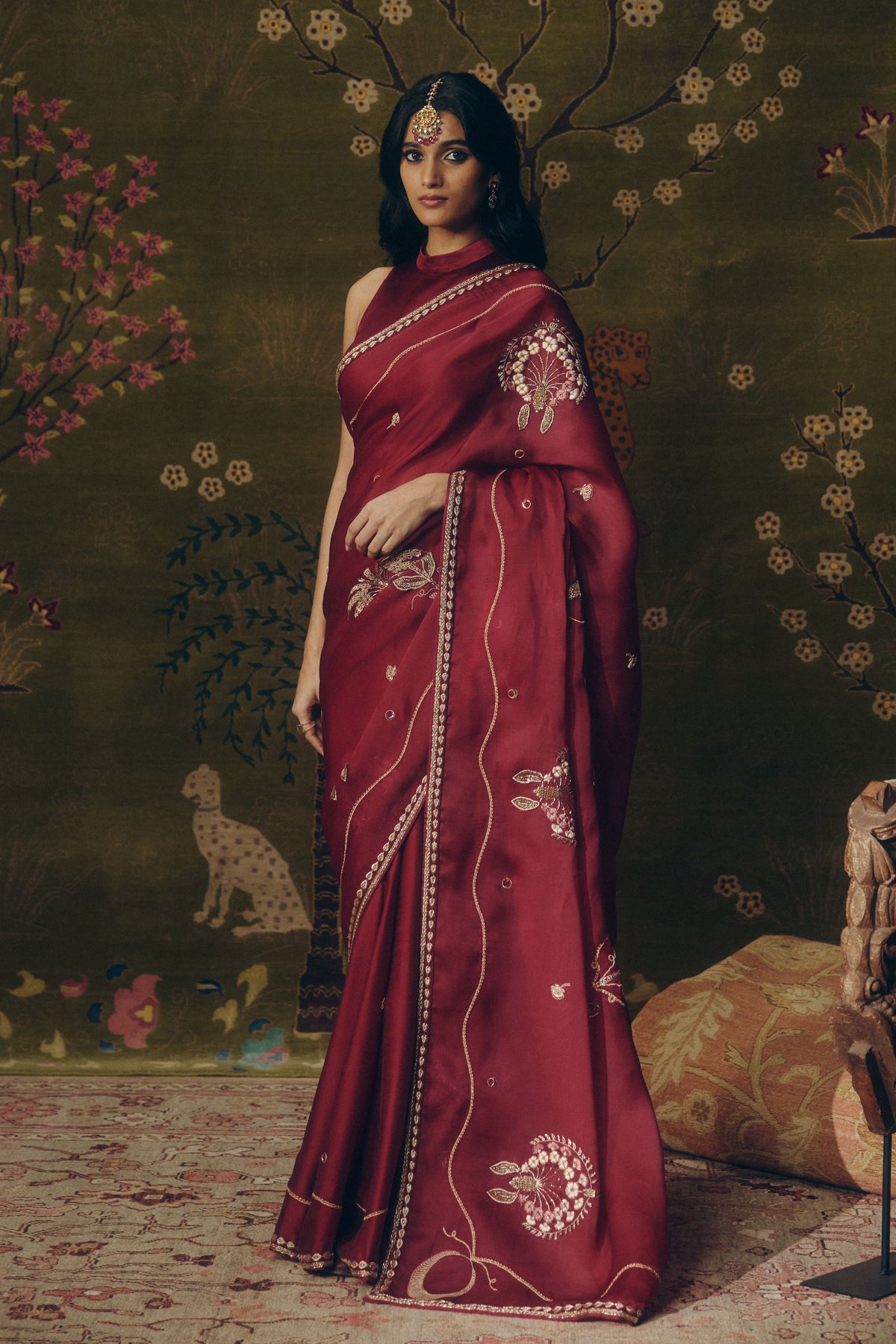 Turin Berry Saree