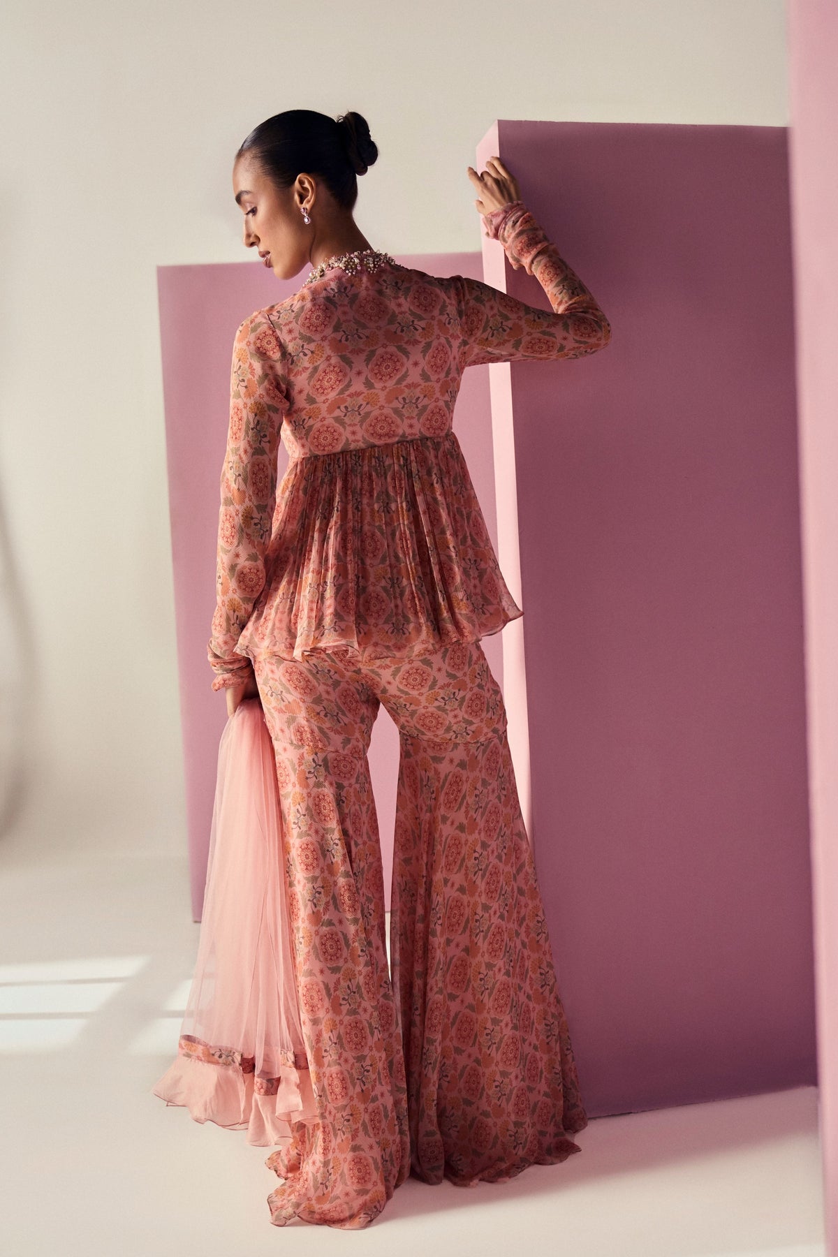 Laiqa Light Pink Garara Set