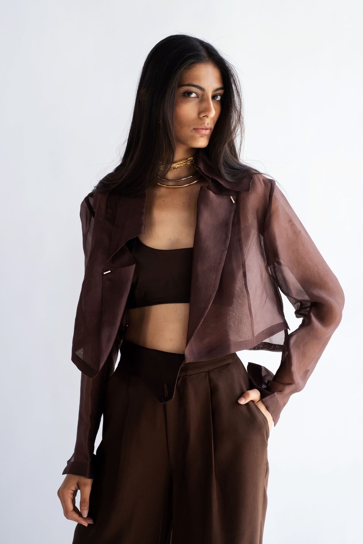 Espresso Organza Set