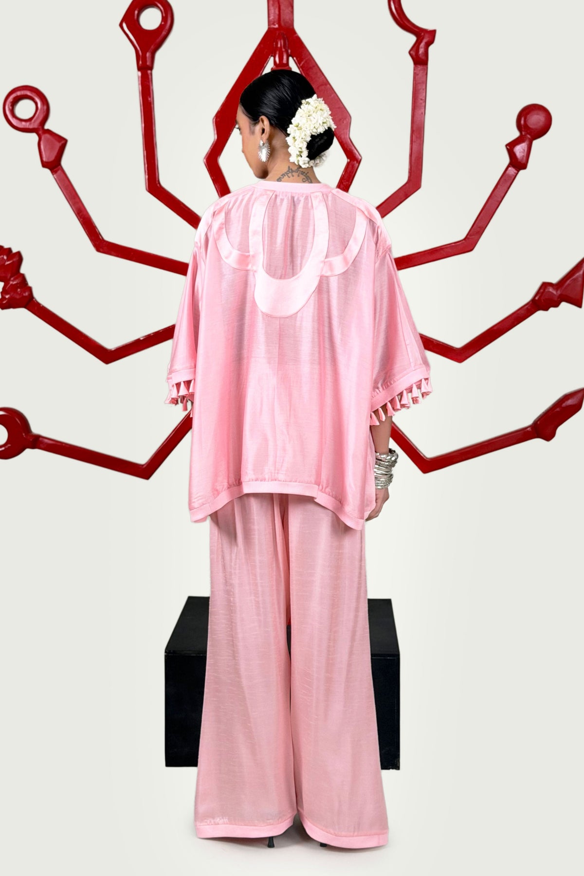 Flared Pink Co-Ord Set