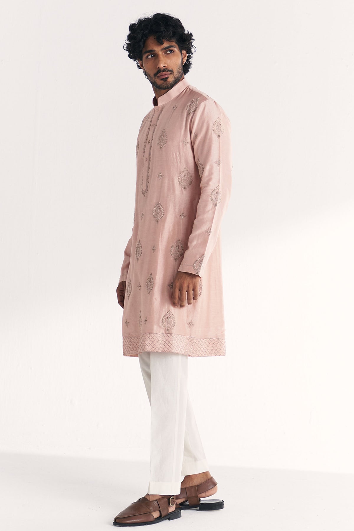 Umber Pink Kurta Set