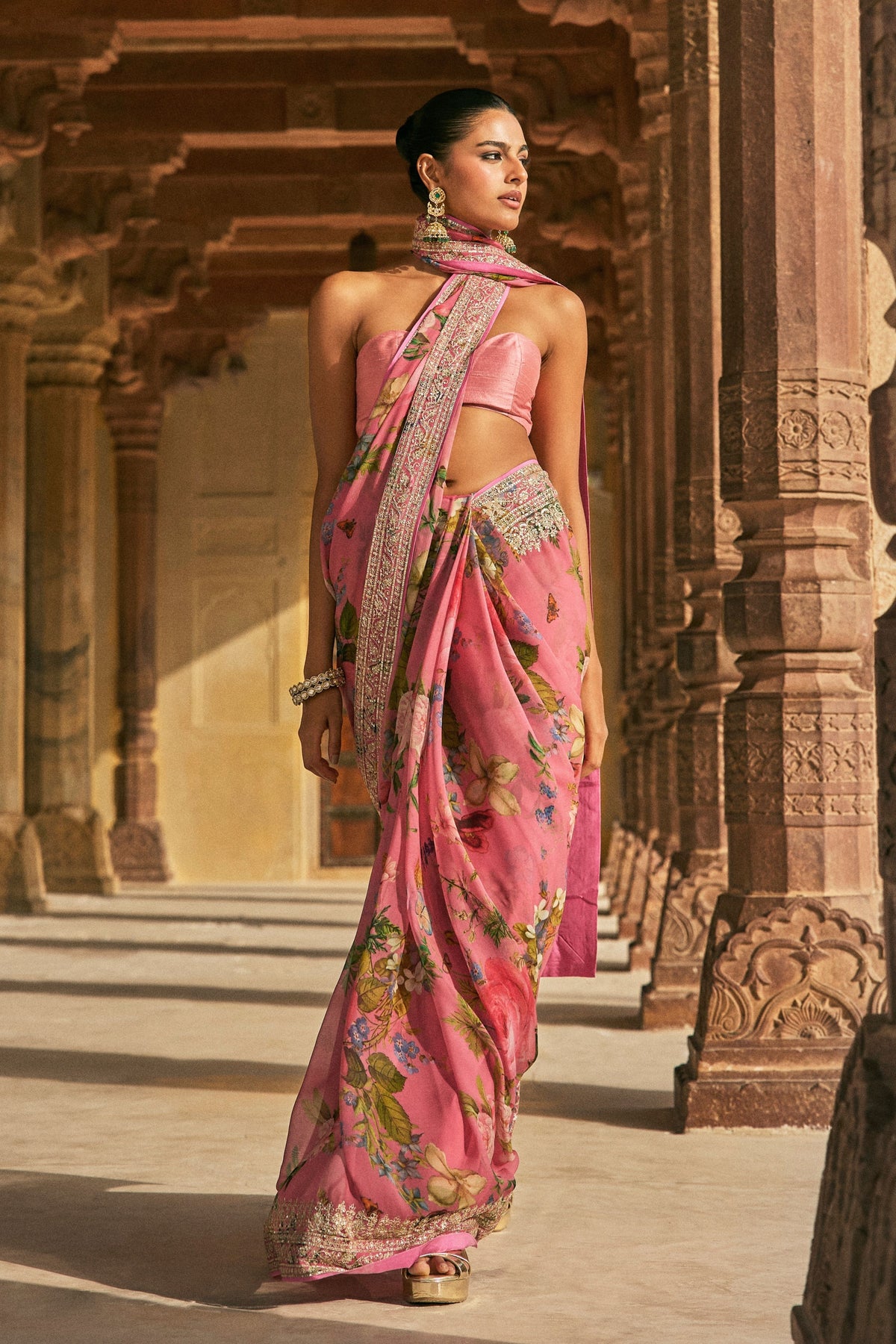 Lotus Ruh Printed Saree