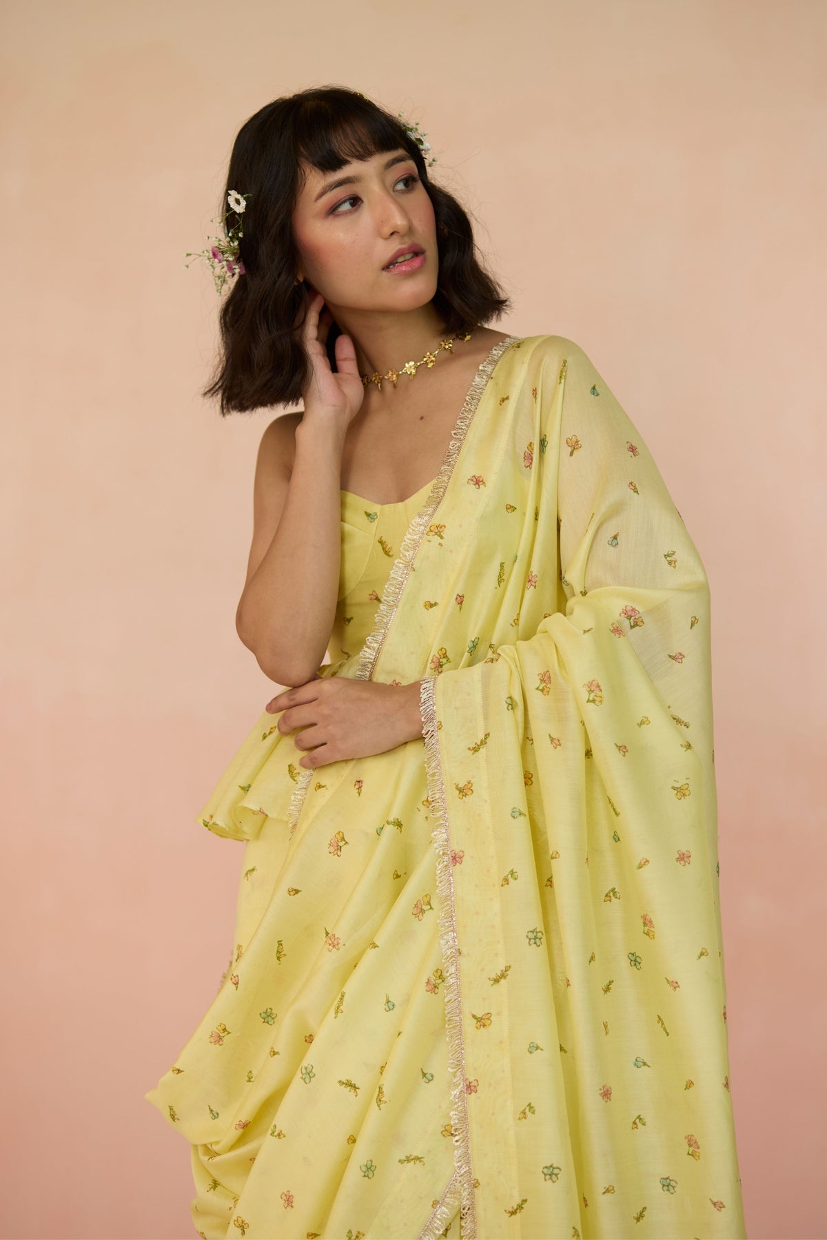 Peela Silk Saree