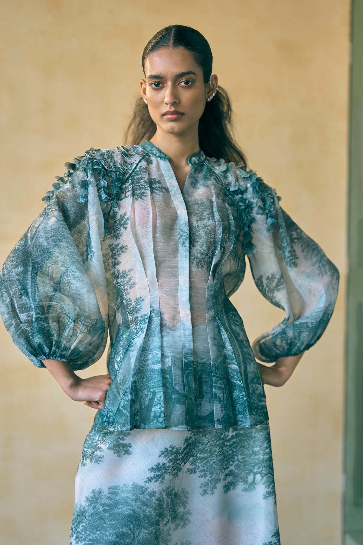 Porto Moss-lit Mirage Skirt Set