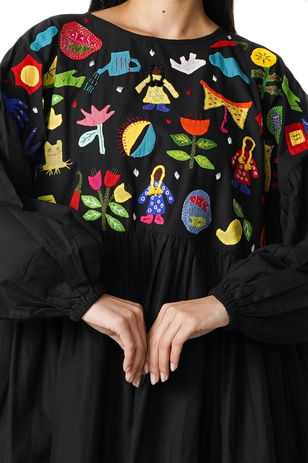 Black Flourish Dress
