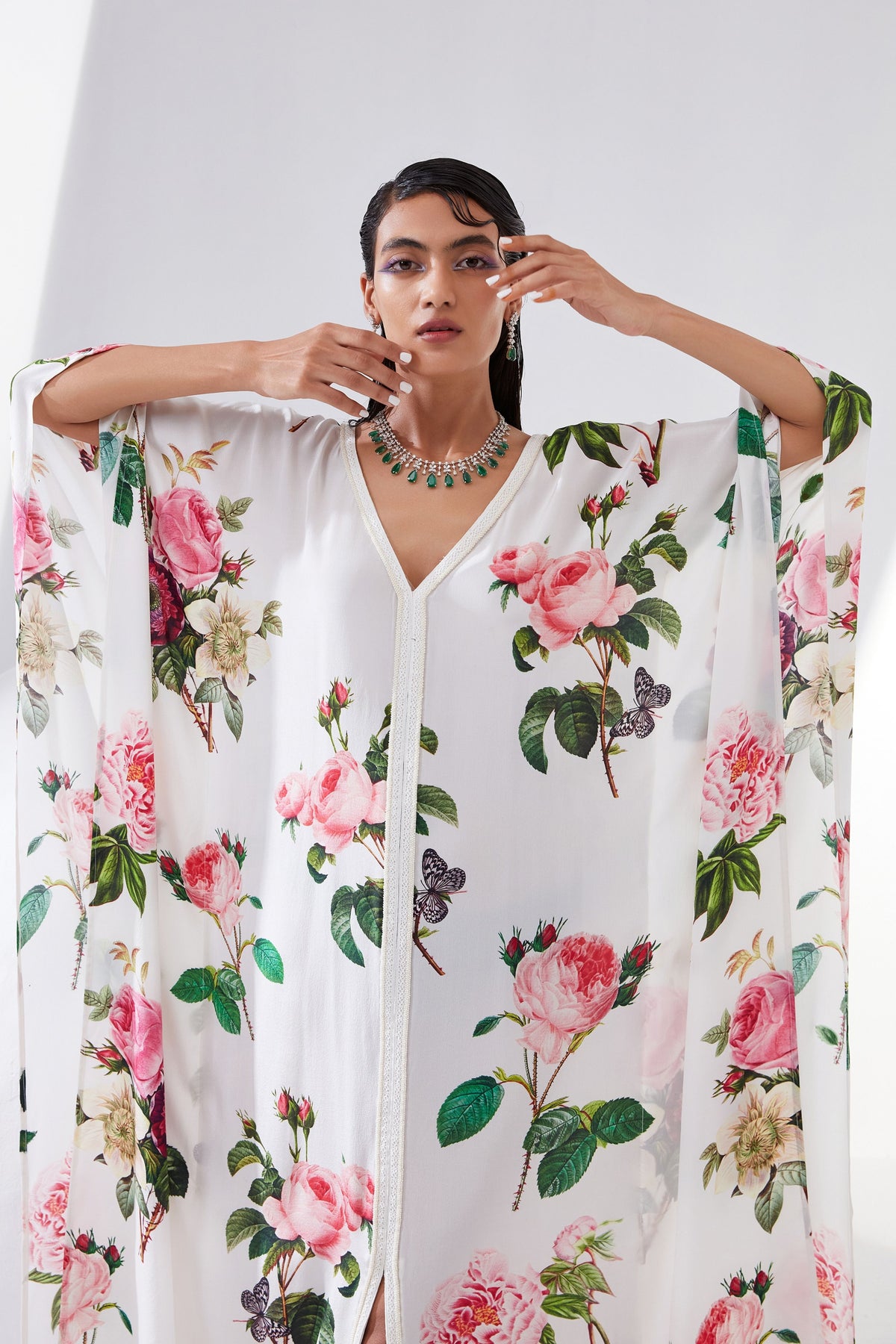 Carnation Floral Kaftan