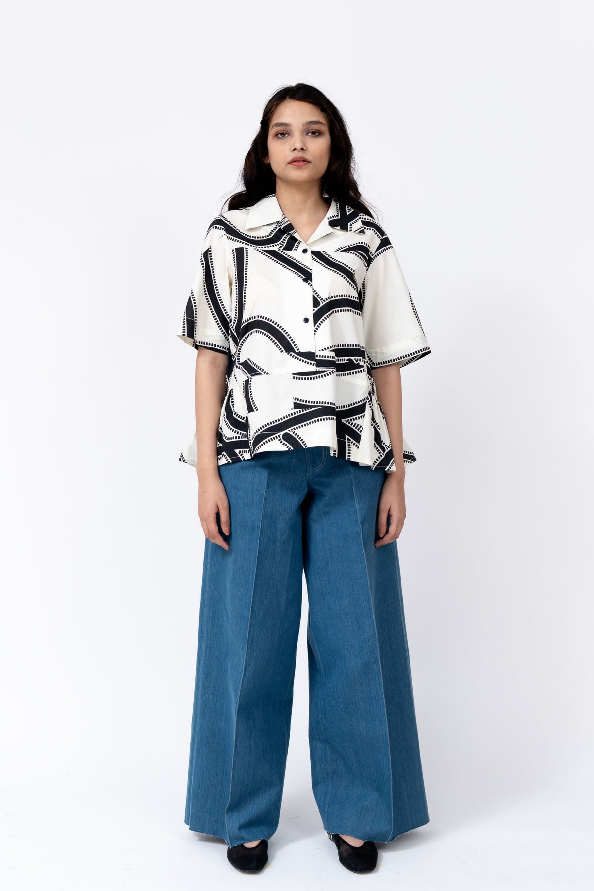 Swrill Print Tier Top