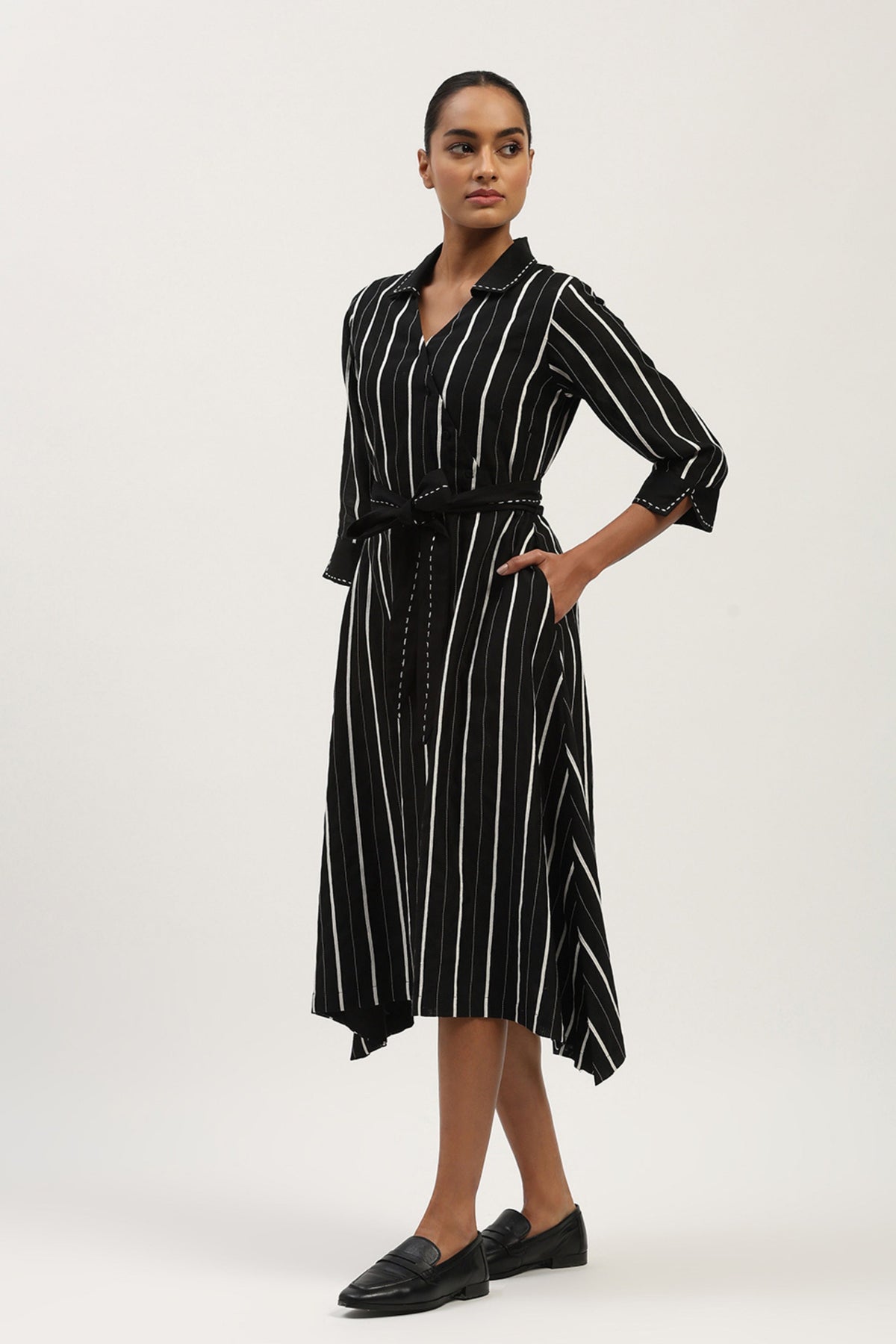 Tape Stripe Dress