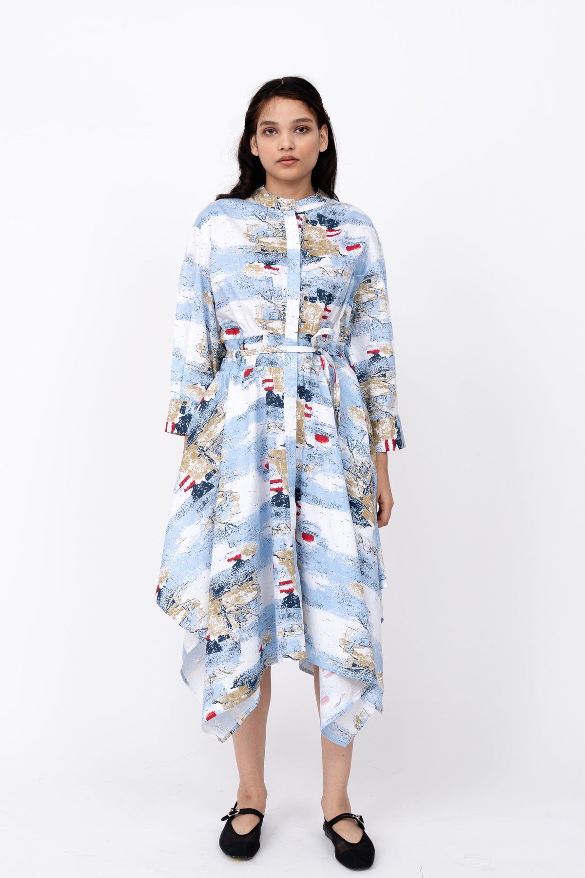 Abstract Canvas Print Hanker Dress