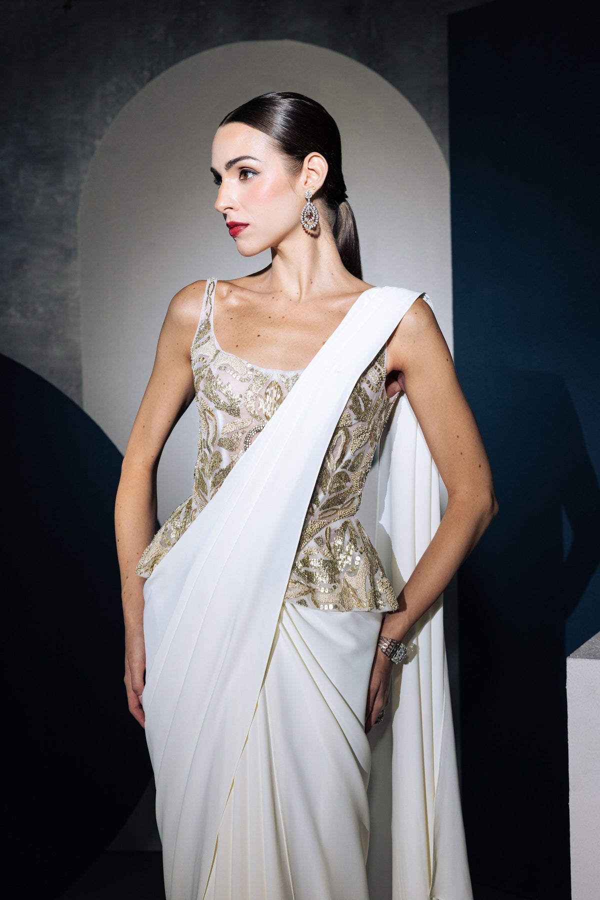 Maelle Lehenga Saree Set