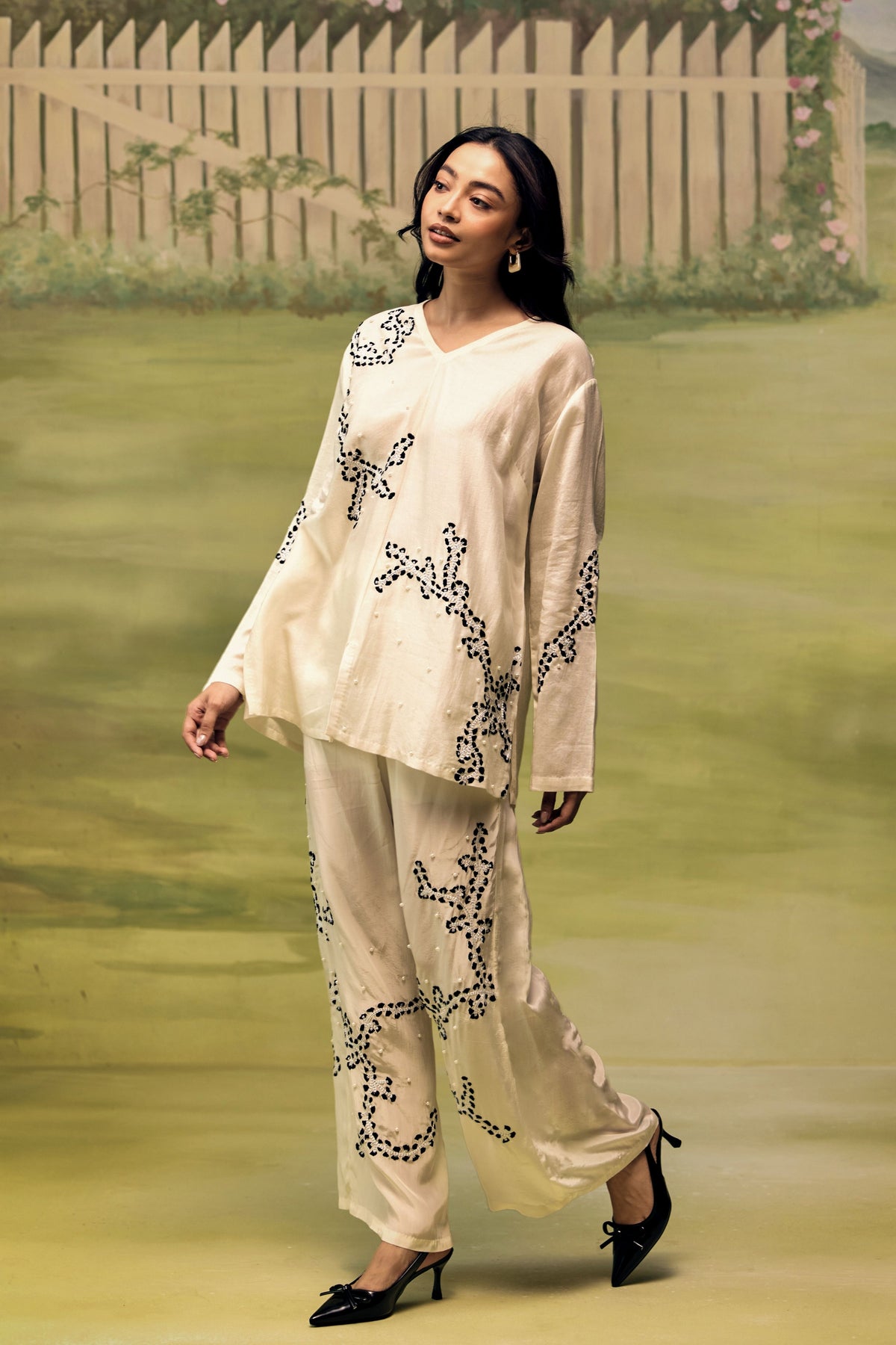 Porcelain Ink Easy Co-ord Set