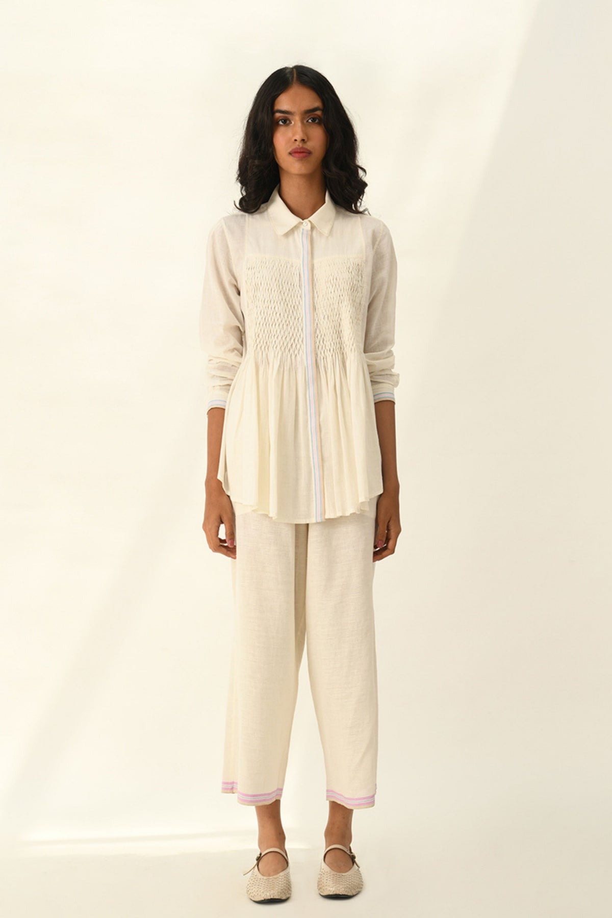 Rugosa Smocking Top