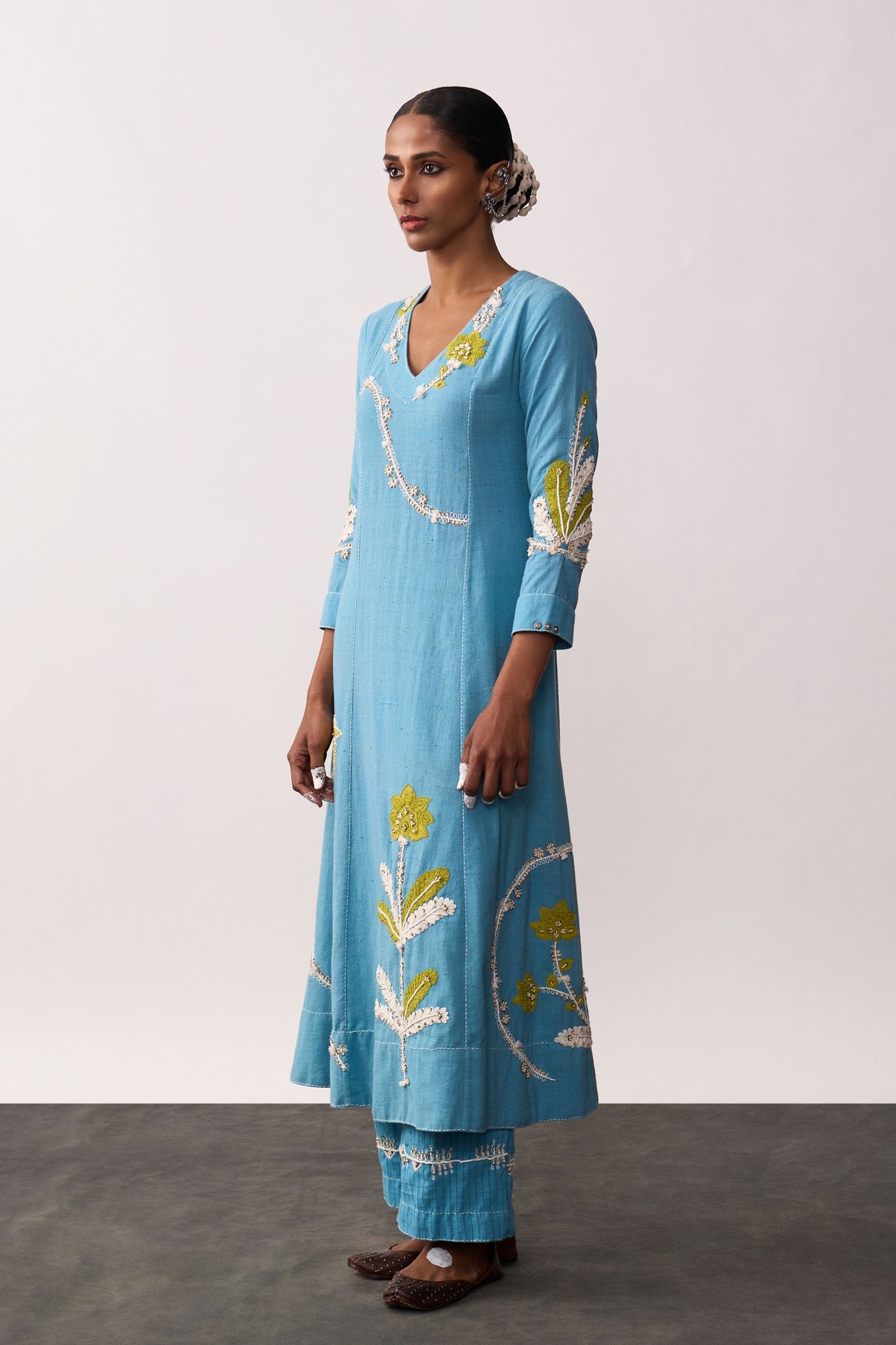 Sucheta Blue Kurta Set