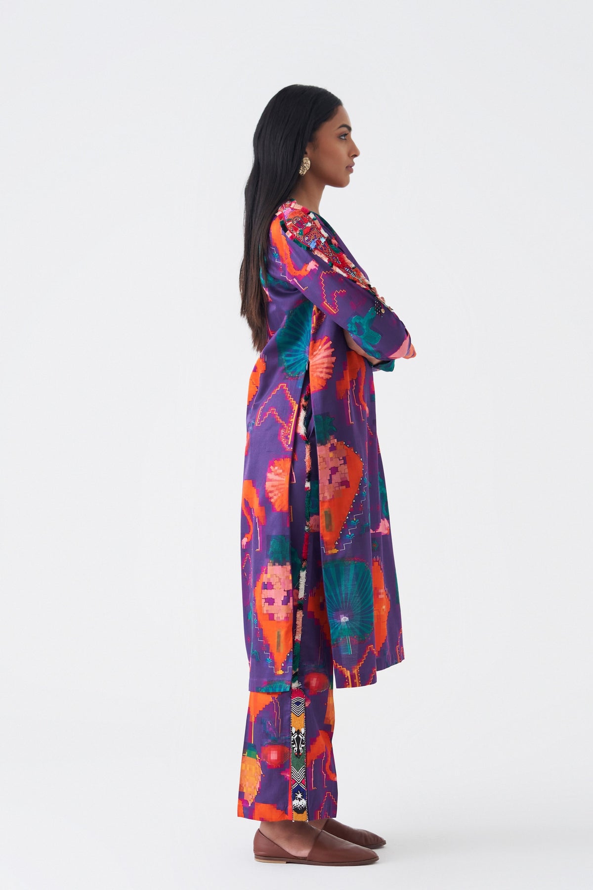 Oaxaca Morado Kurta Pant Set
