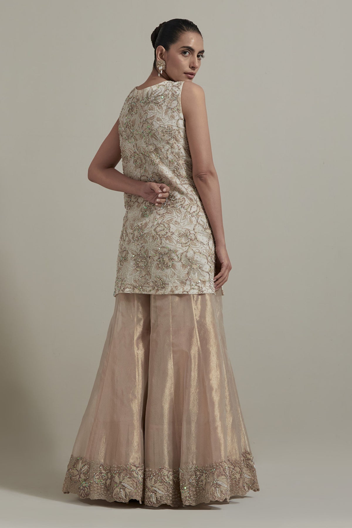 Embroidered Sharara Set