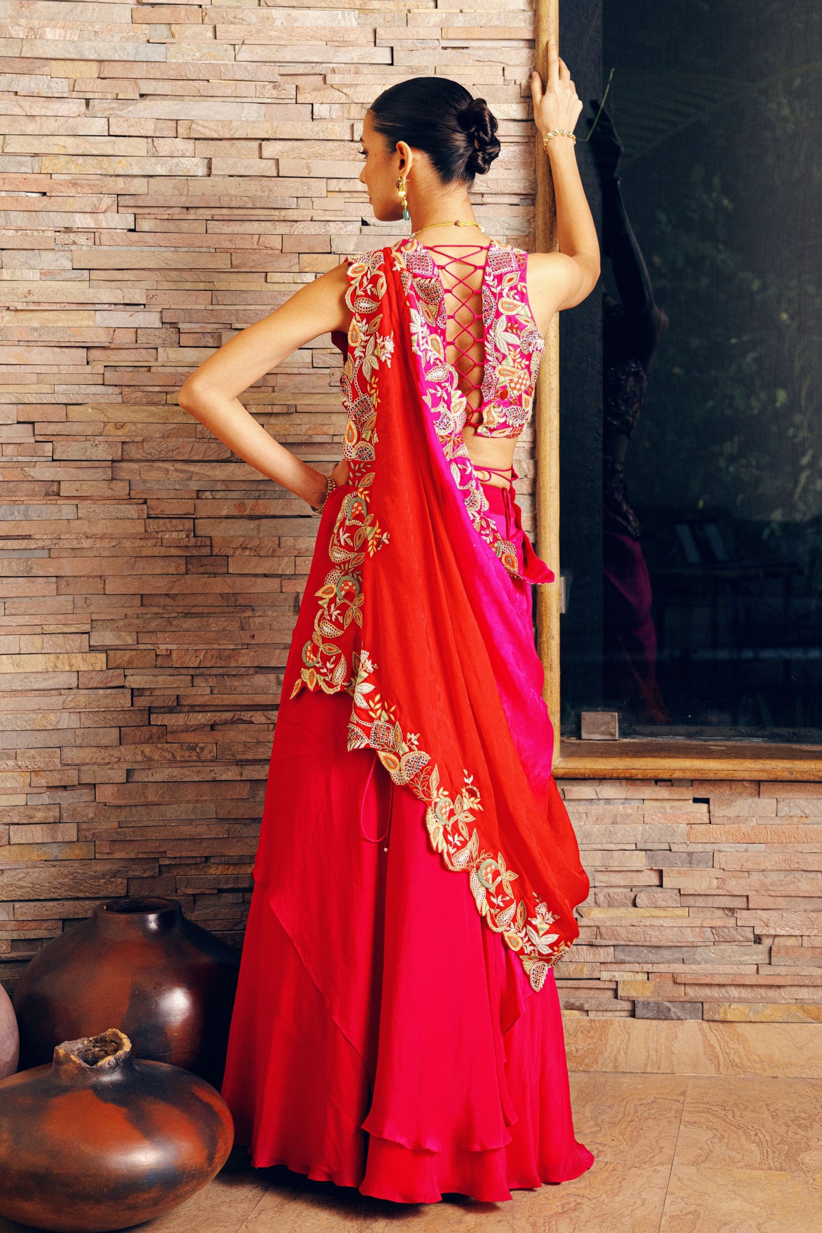 Red Lehenga Set