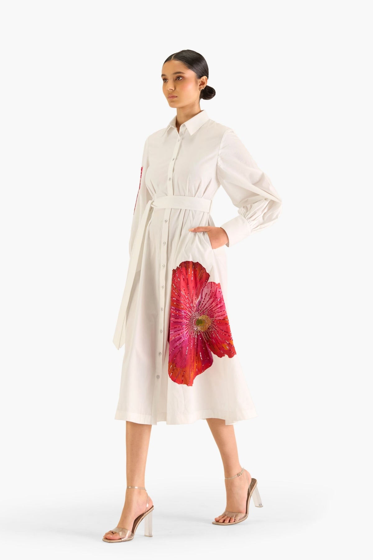 Pansy Shirt Dress