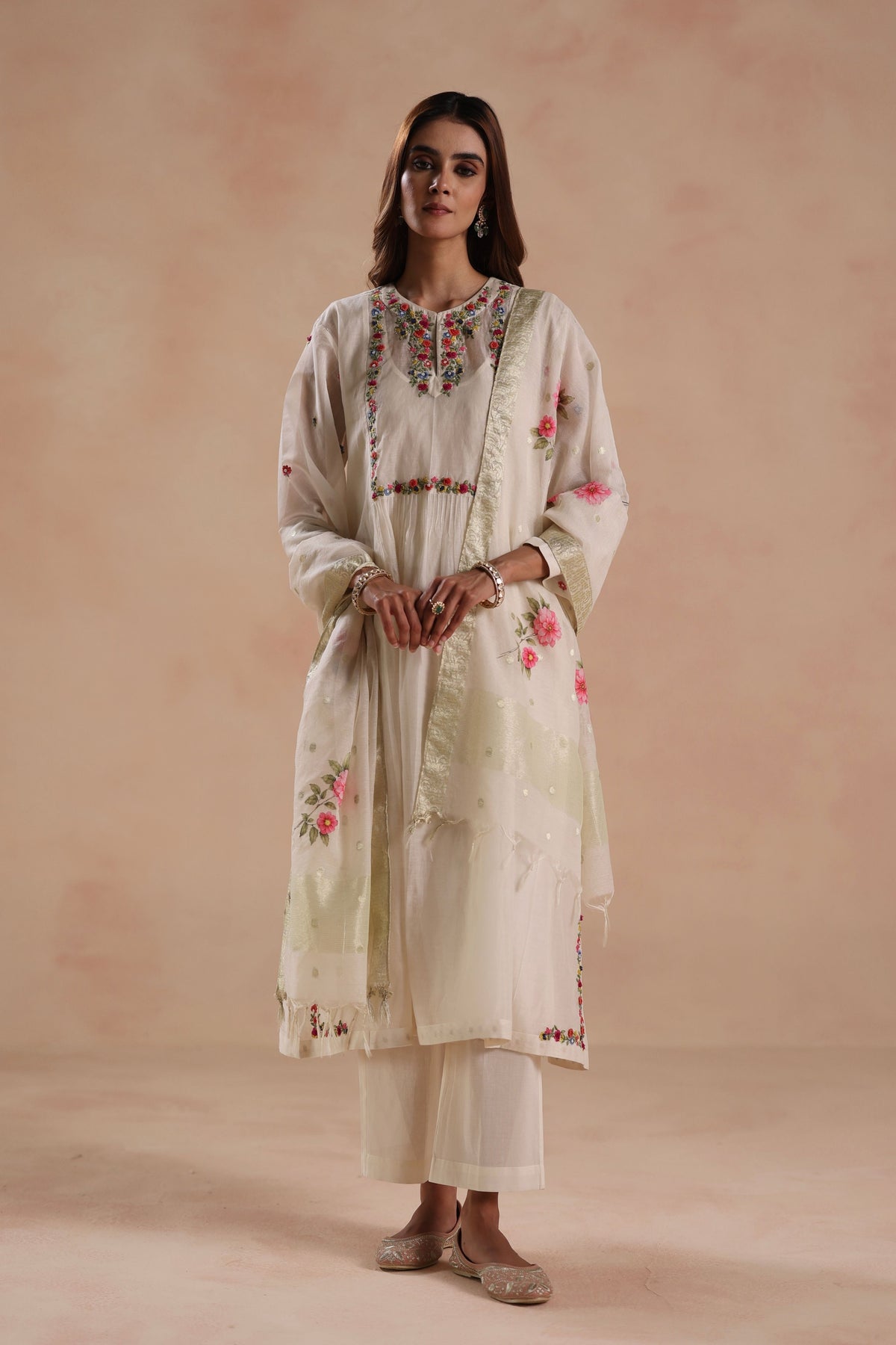 Jheel Ivory Kurta Set
