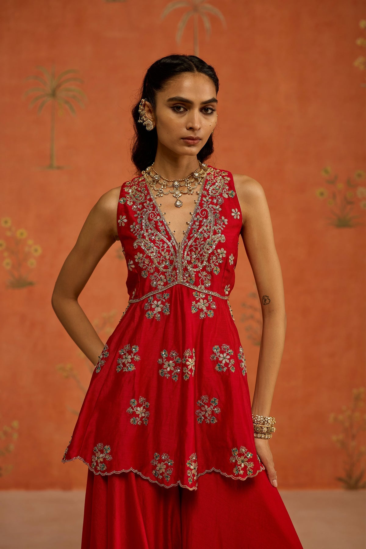 Yuvika Sharara Set