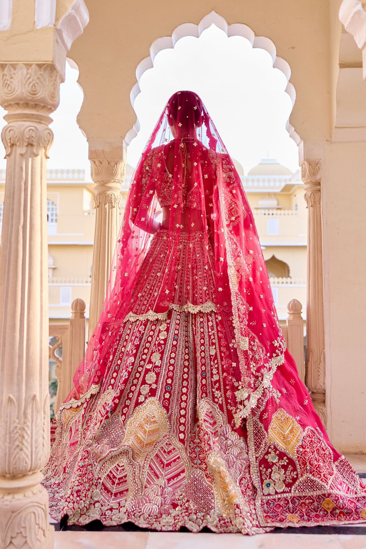 Ruby Bridal Lehenga Set