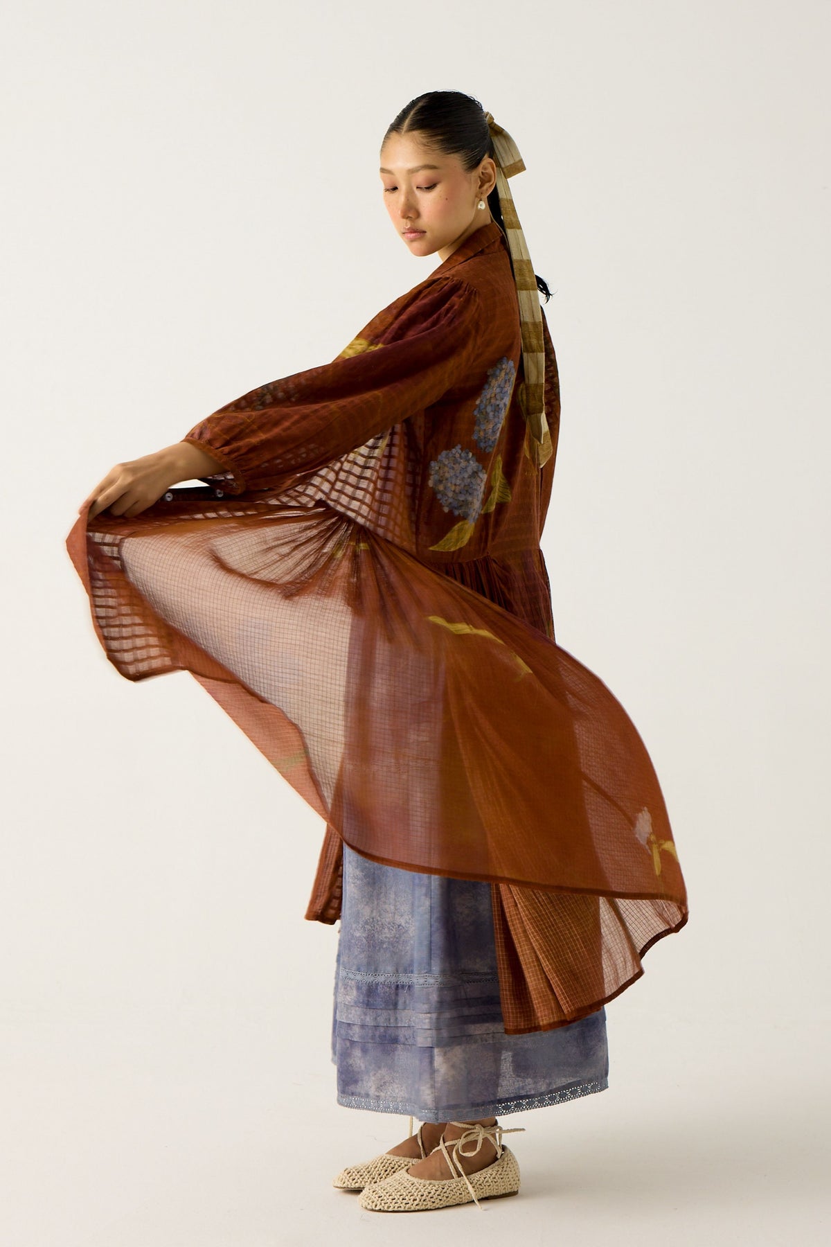 Foliage Button Down Dress