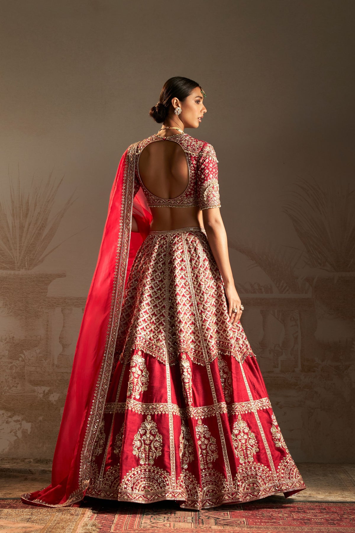 Ran Red Lehenga Set