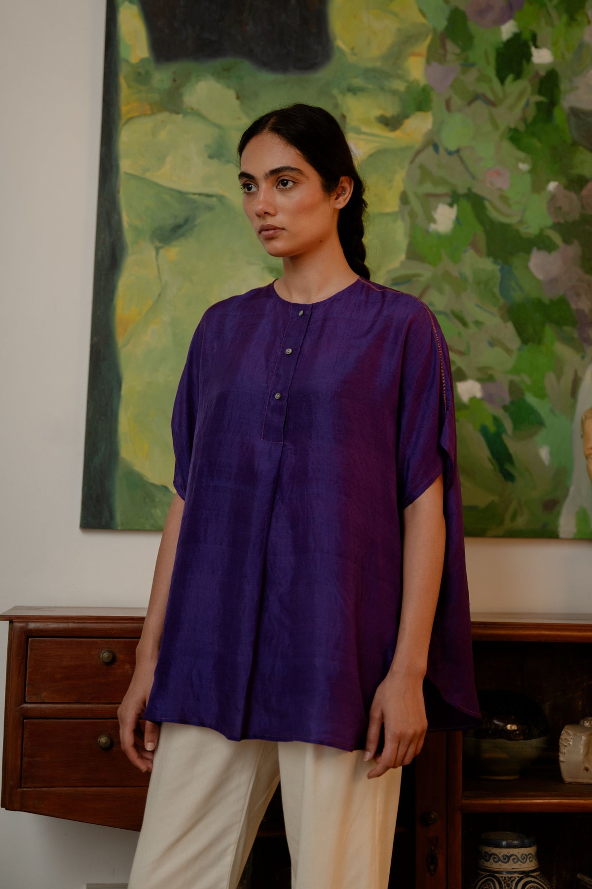 Purple Daisy Top