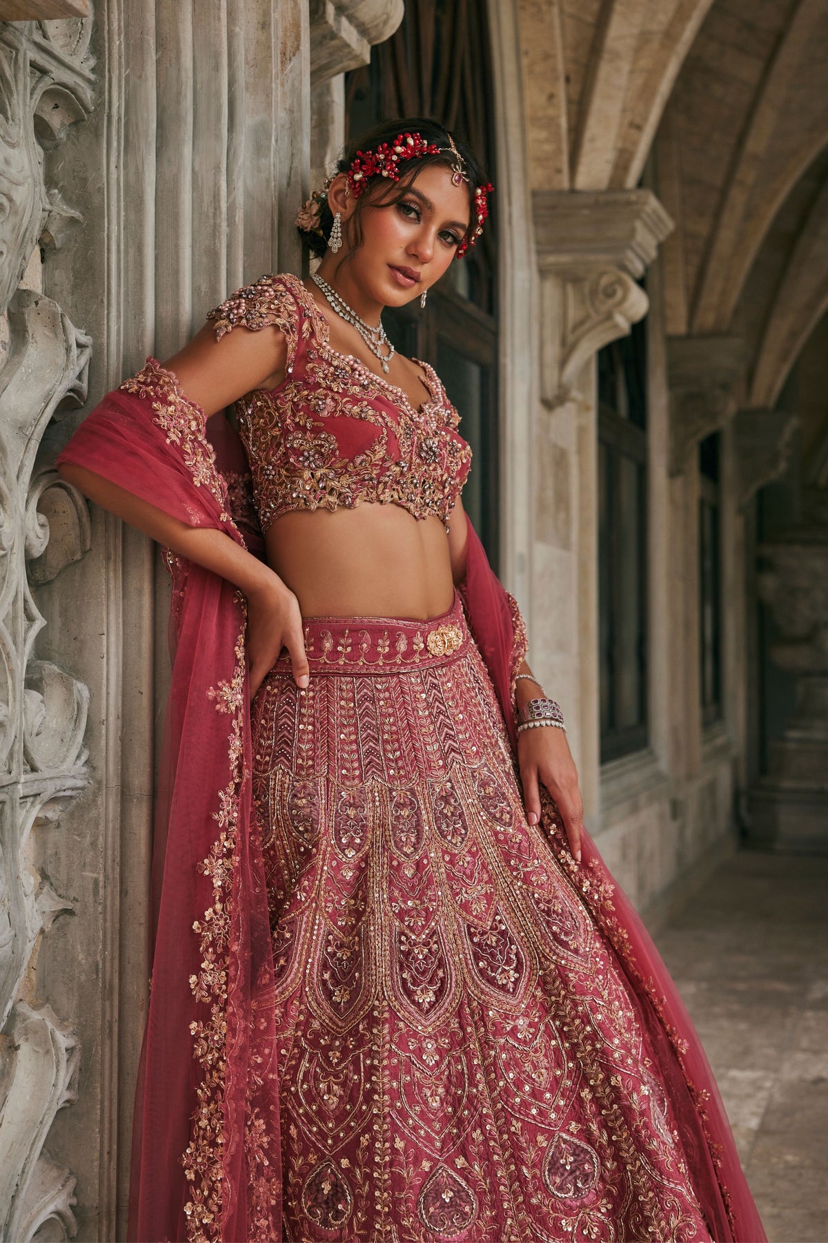 Dusk Blossam Lehenga set