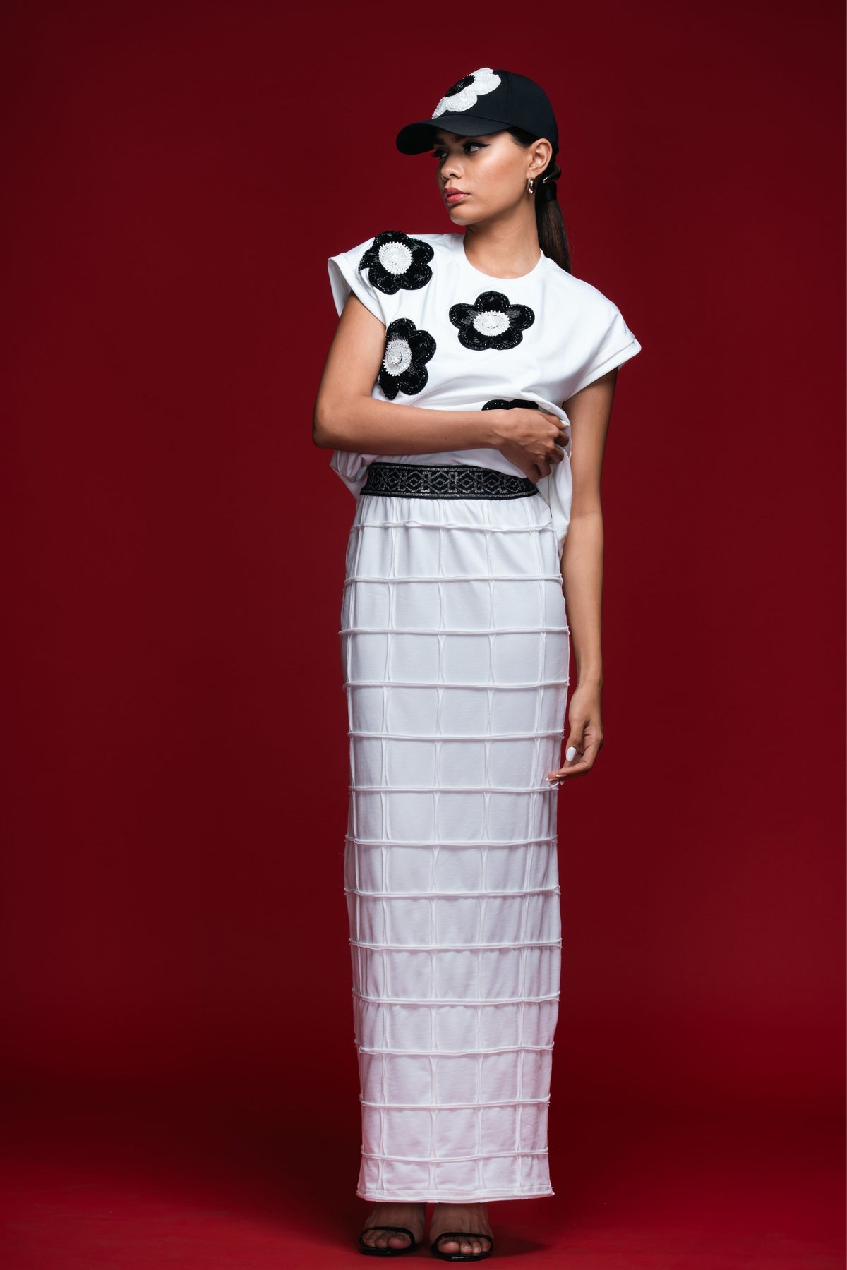 Bead Inlay Bloom Top