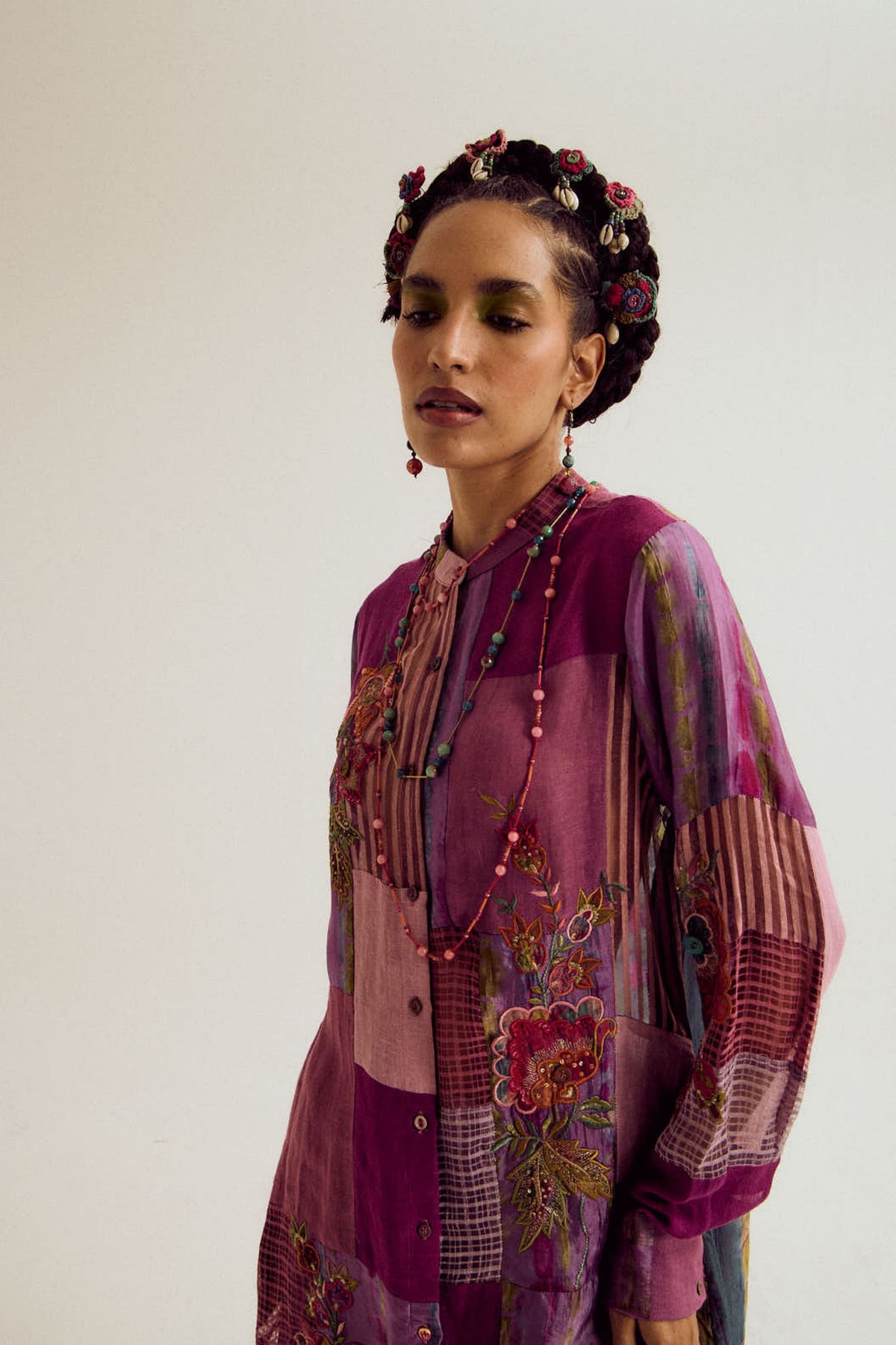Shrub Rose Tunic Set