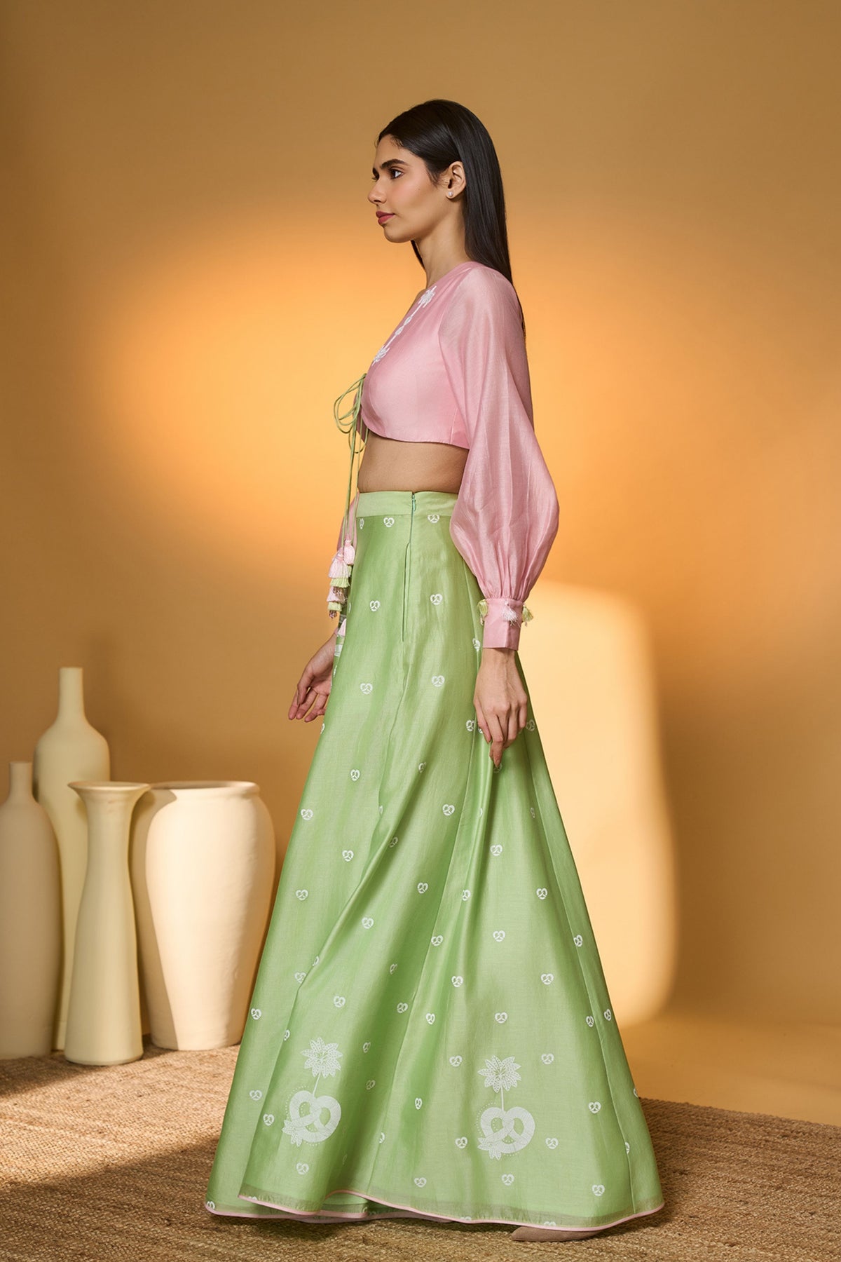 Totem Pod on Lunar Aisle Skirt Set