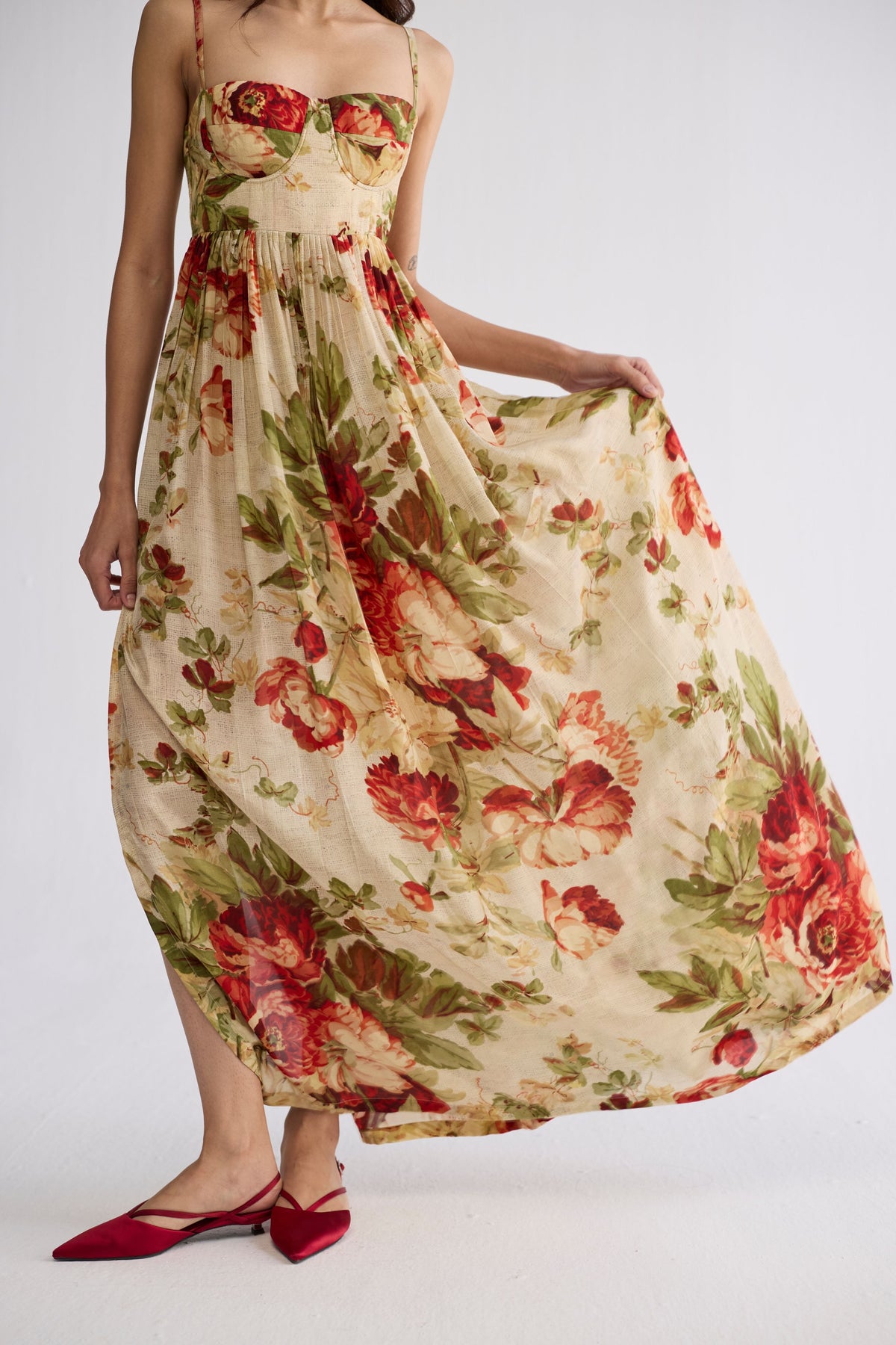 Sama Crepe Bralette Dress