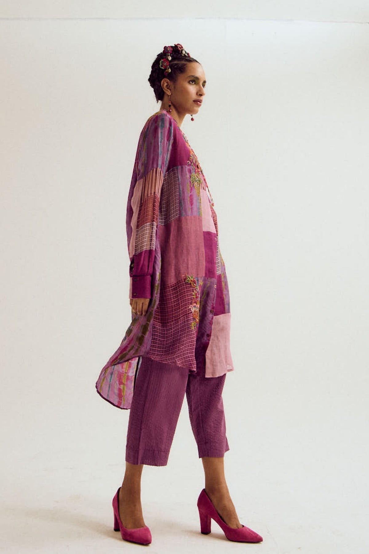 Shrub Rose Tunic Set