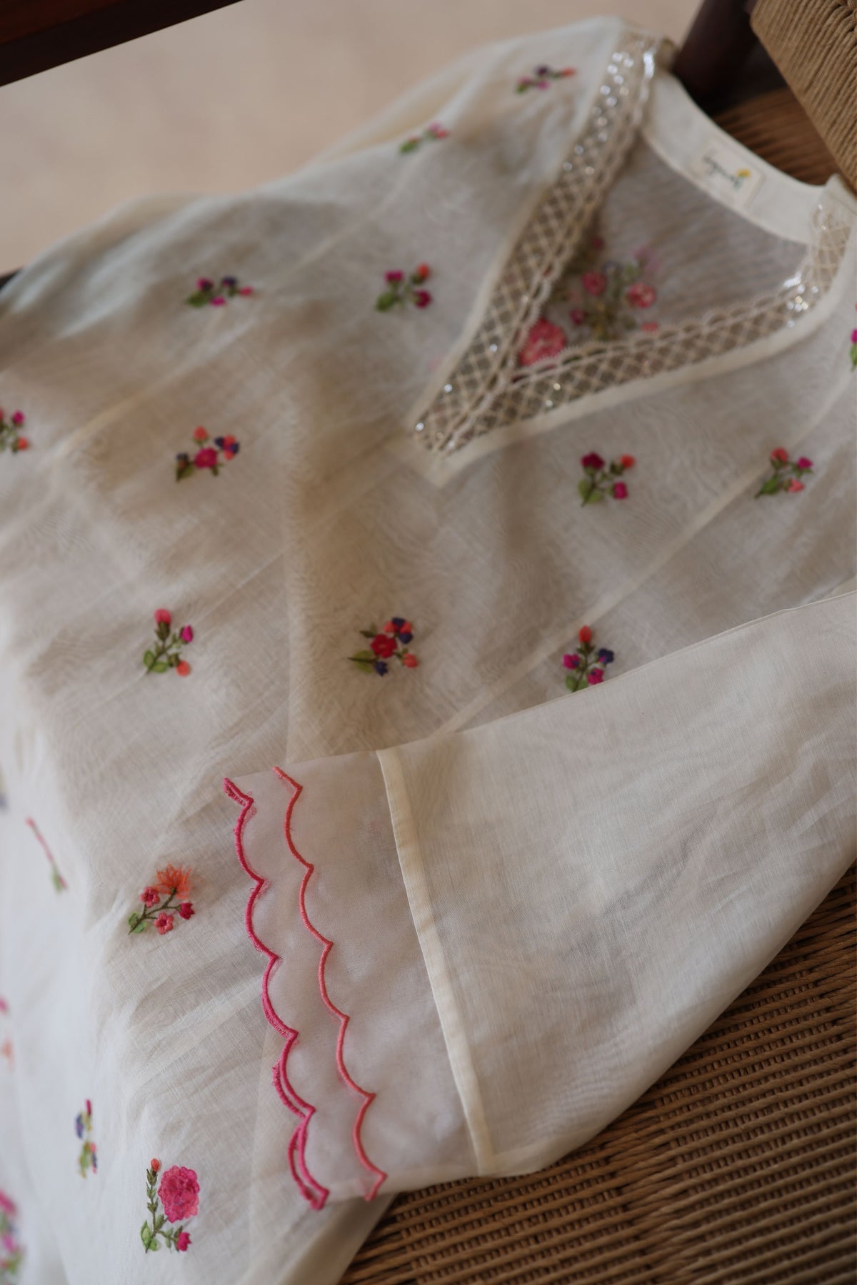 Zeya Ivory Kurta Set