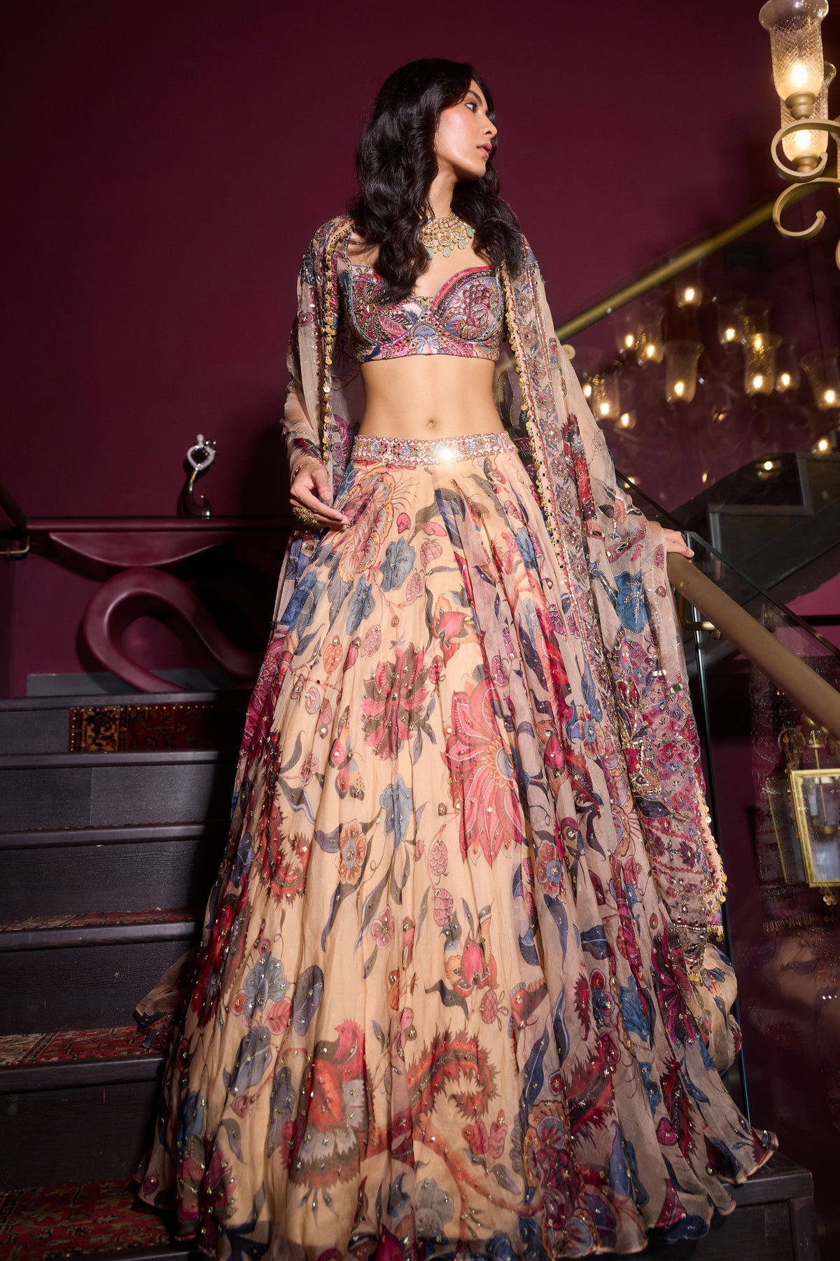 Ihab Lehenga Set