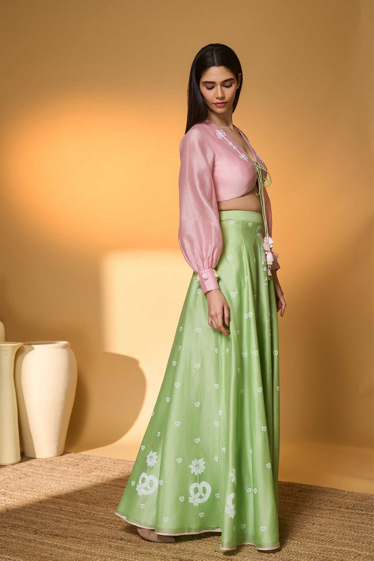 Totem Pod on Lunar Aisle Skirt Set