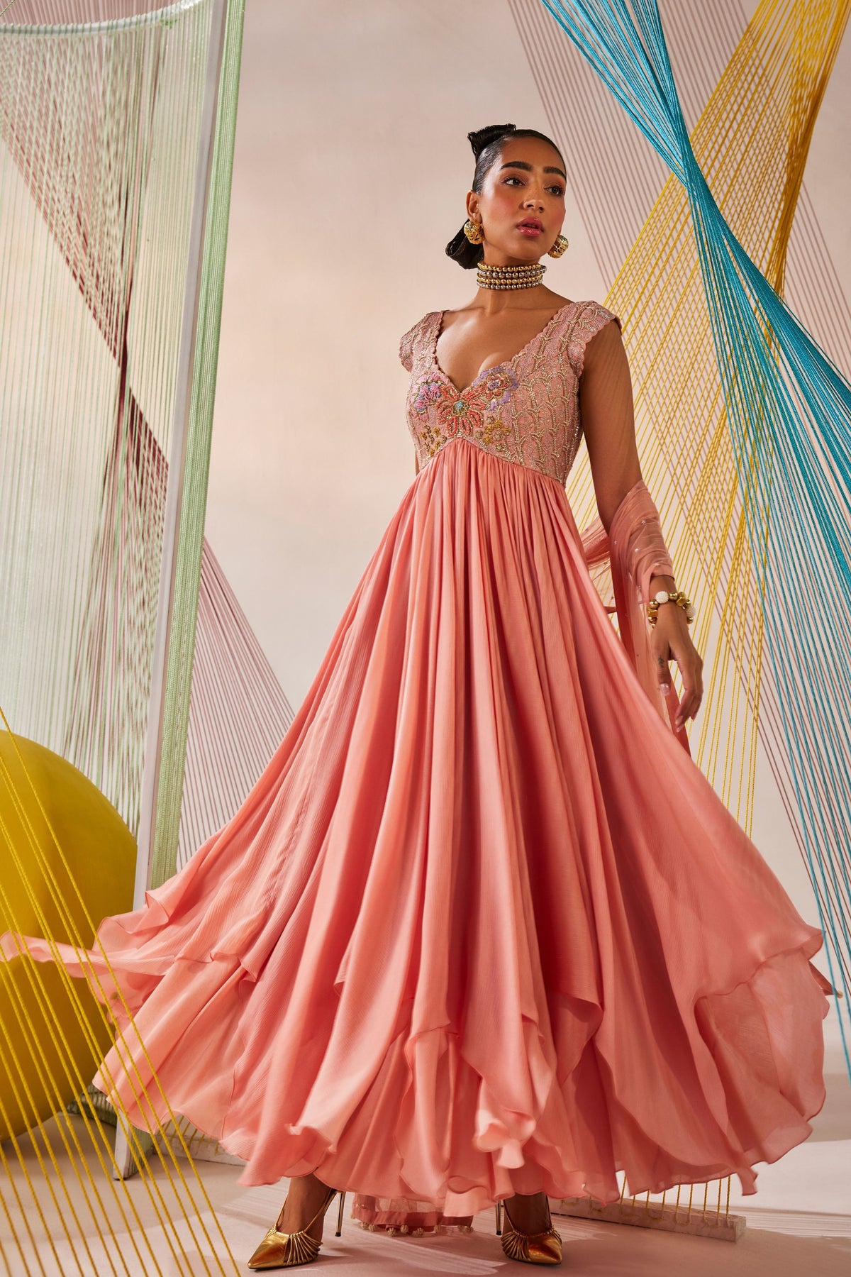 Myra Anarkali Set