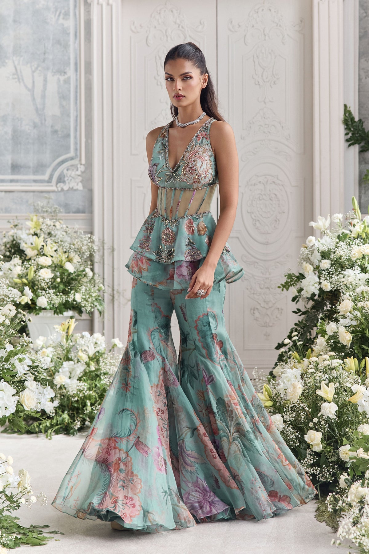 Hawa Sharara Set