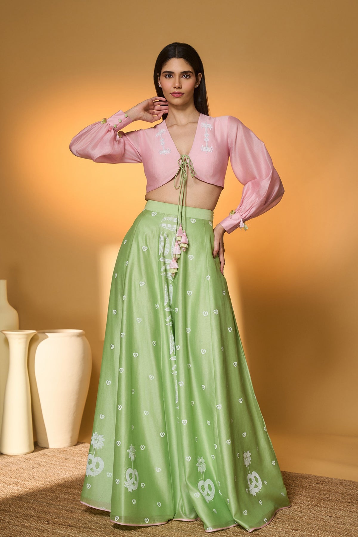 Totem Pod on Lunar Aisle Skirt Set