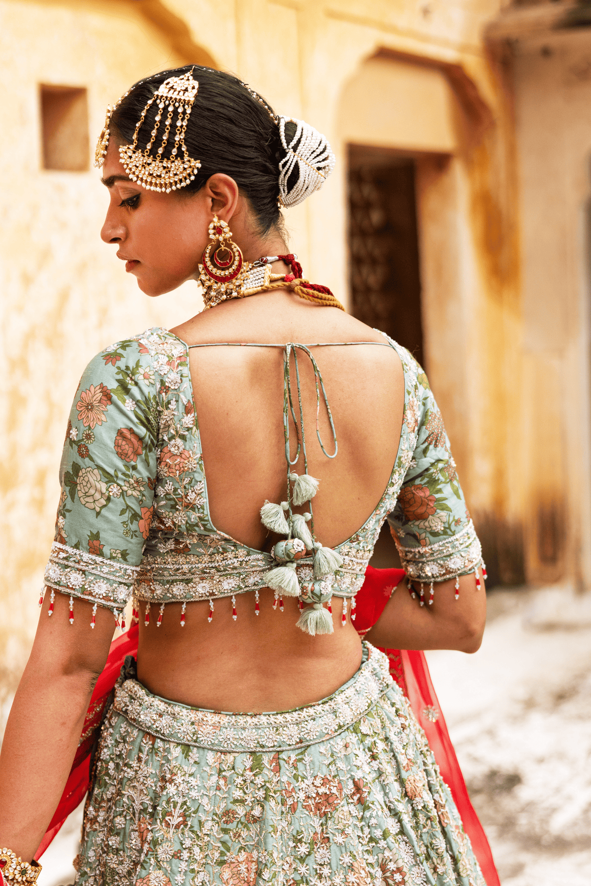 Grand Appliqué Wedding Lehenga