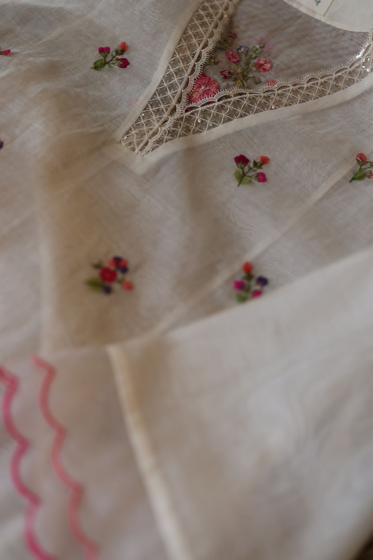 Zeya Ivory Kurta Set